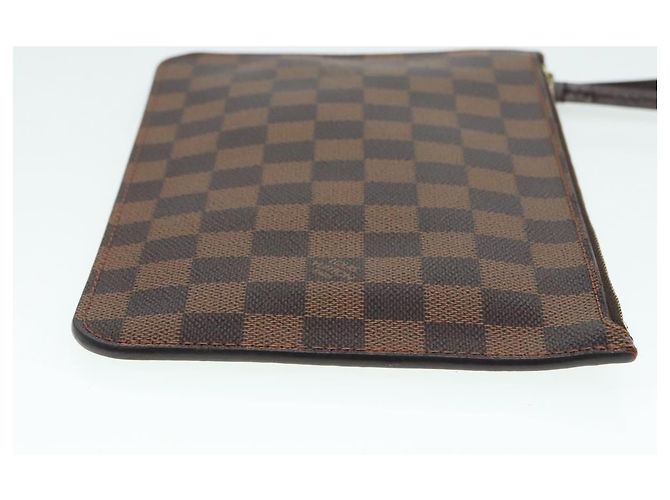 LOUIS VUITTON Poche Accessoire Damier Ebene Neverfull MM LV Auth 90028 - vue 3