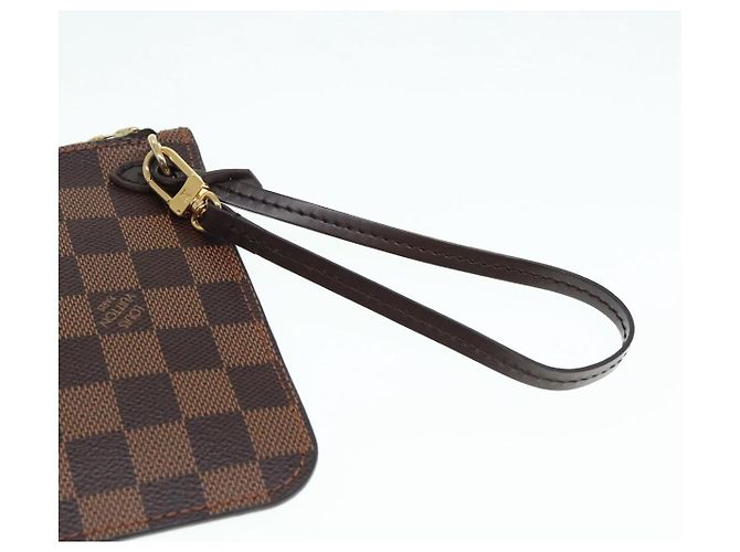LOUIS VUITTON Poche Accessoire Damier Ebene Neverfull MM LV Auth 90028 - vue 8