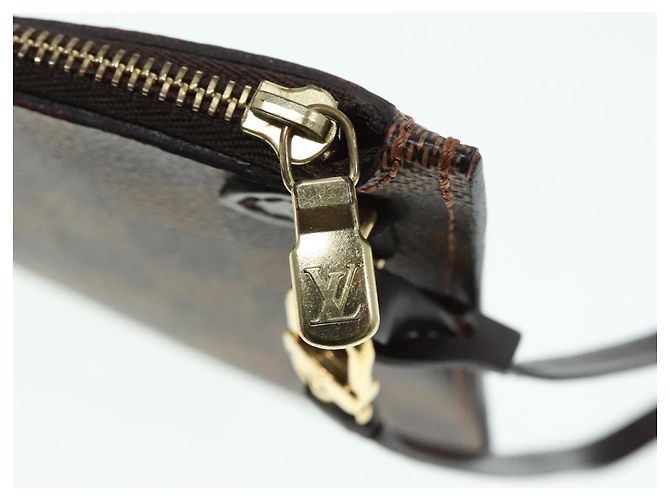 LOUIS VUITTON Poche Accessoire Damier Ebene Neverfull MM LV Auth 90028 - vue 9