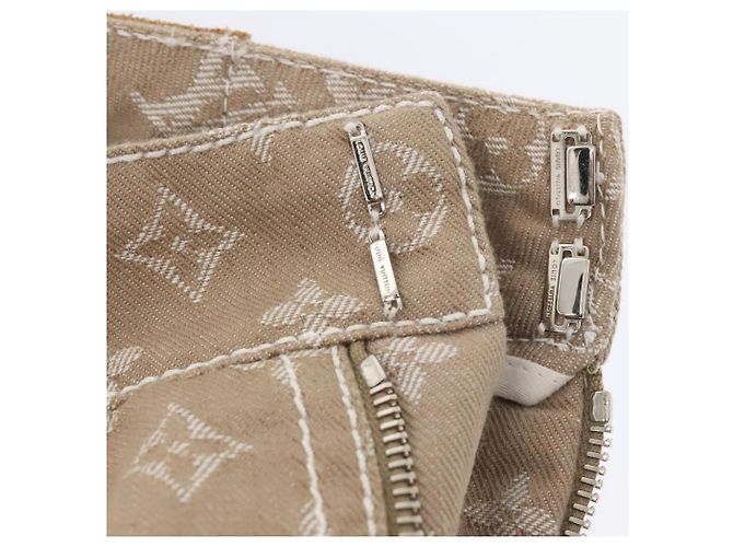 DENIM-Rock Monogram LOUIS VUITTON 36 Beige LV Auth am6864 - Ansicht 10