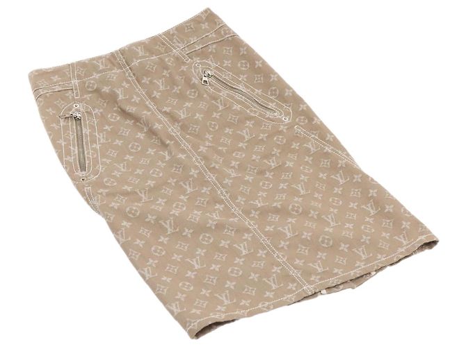 DENIM-Rock Monogram LOUIS VUITTON 36 Beige LV Auth am6864 - Ansicht 2