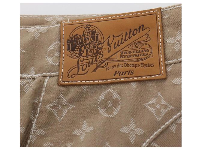 DENIM-Rock Monogram LOUIS VUITTON 36 Beige LV Auth am6864 - Ansicht 8
