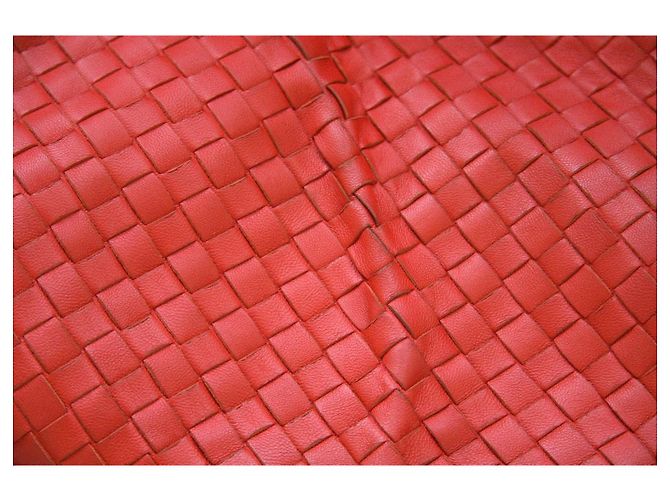 Bottega Veneta Vintage Intrecciato Hobo Roja - vista 10