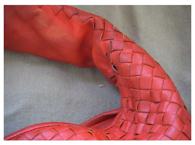 Bottega Veneta Vintage Intrecciato Hobo Roja - vista 11