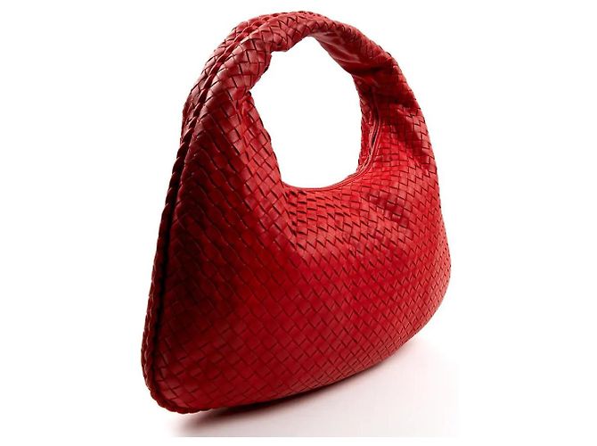 Bottega Veneta Vintage Intrecciato Hobo Roja - vista 2