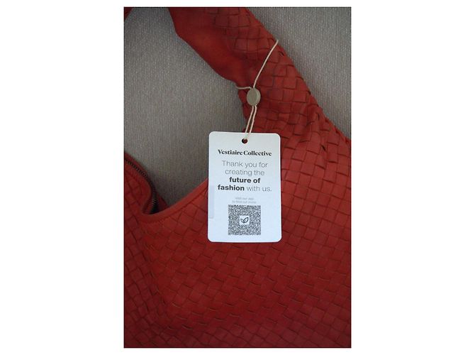Bottega Veneta Vintage Intrecciato Hobo Roja - vista 4