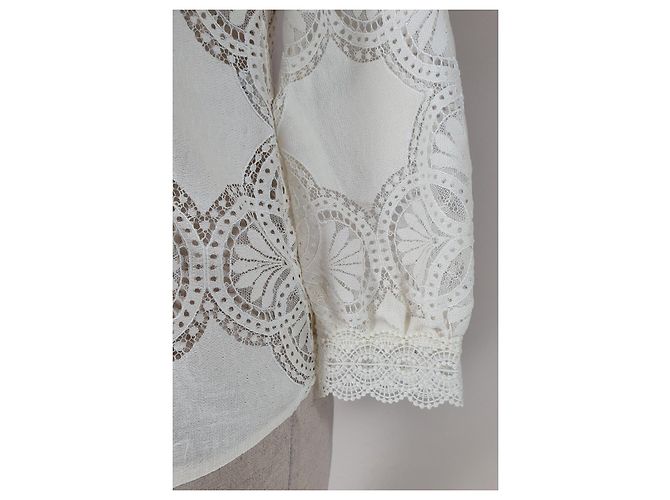 SéZane Bianca Spitzenbluse weiß - Ansicht 3