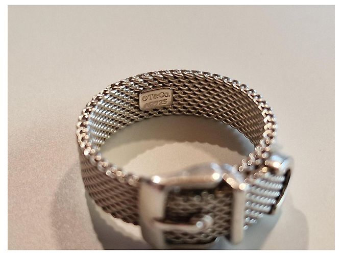 Tiffany & Co Somerset / Gewebte Gürtelschnalle aus 925er Silber - Ansicht 3