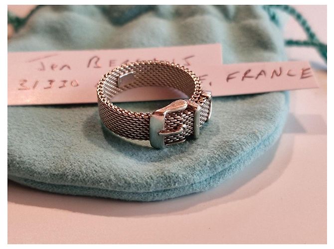 Tiffany & Co Somerset / Gewebte Gürtelschnalle aus 925er Silber - Ansicht 4