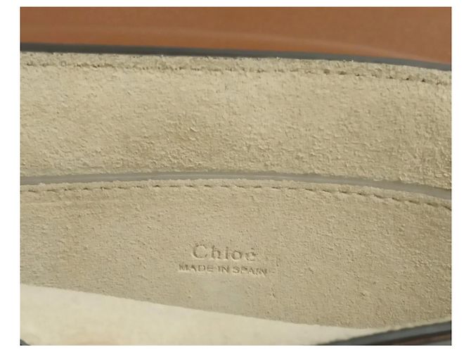 Faye Borsa Chloé Cognac in scamosciato e pelle - vista 10