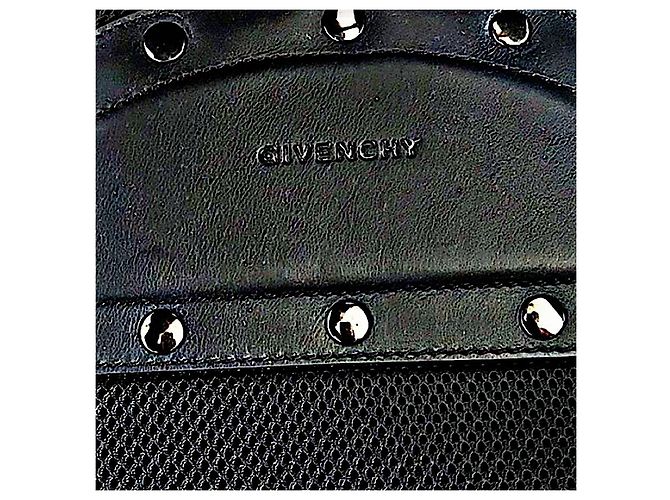 Authentic Givenchy Riccardo Tisci Wool & Mesh Studded Backpack Blue - view 10