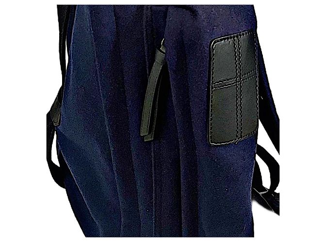 Authentic Givenchy Riccardo Tisci Wool & Mesh Studded Backpack Blue - view 2