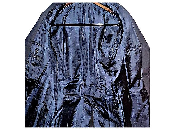 Blazer autentico Gucci Tom Ford con taglio e cucito, emblema a crest Nero - vista 7