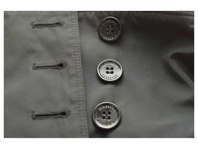 Falda corta Burberry negra de poliéster con cinturón Negro - vista 6