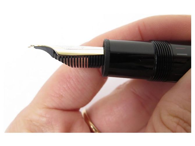 NEUER MONTBLANC MEISTERSTÜCK 149 GOLD MB132112 PISTON-FÜLLER Schwarz - Ansicht 5