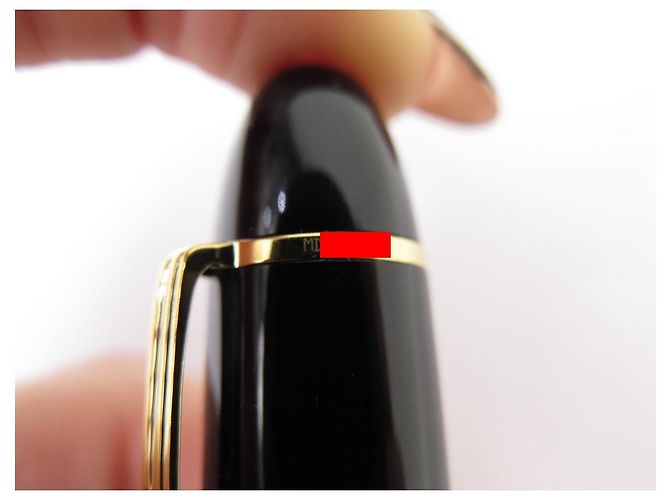 NEUER MONTBLANC MEISTERSTÜCK 149 GOLD MB132112 PISTON-FÜLLER Schwarz - Ansicht 9