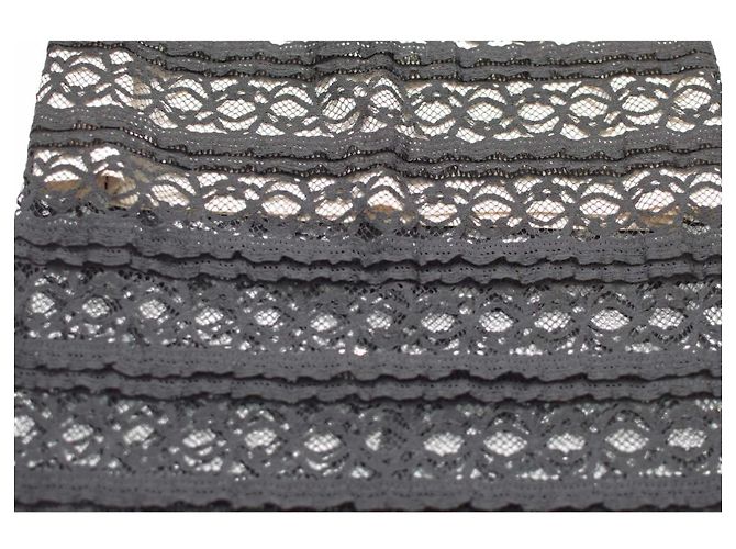 Falda larga de encaje negro transparente Alice + Olivia - vista 5