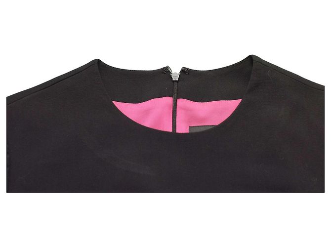 Abito mini nero con logo Dsquared2 - vista 5