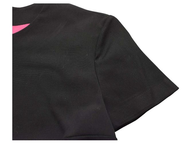 Abito mini nero con logo Dsquared2 - vista 6