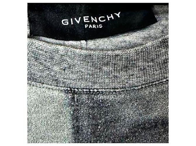 Authentic Givenchy 13 AW Riccardo Tisci Baseball Skull Print Tee Grey - view 3