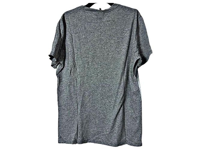 Authentic Givenchy 13 AW Riccardo Tisci Baseball Skull Print Tee Grey - view 4