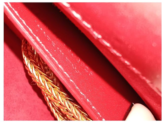 Borsa Betty Saint Laurent Rosso - vista 11