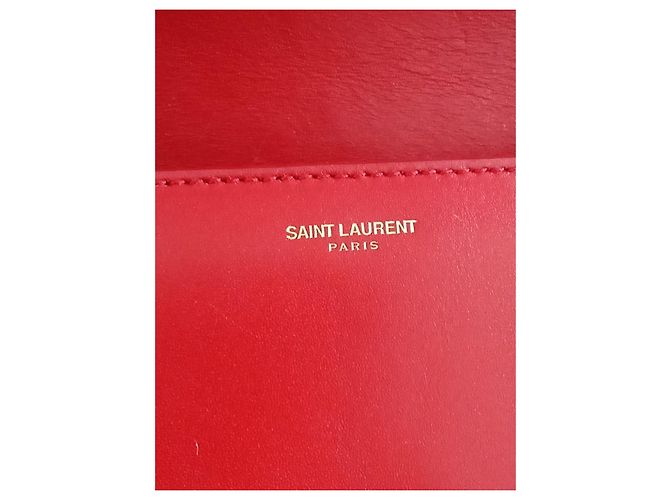 Borsa Betty Saint Laurent Rosso - vista 12