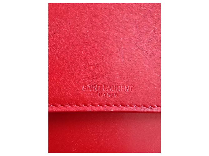 Borsa Betty Saint Laurent Rosso - vista 14