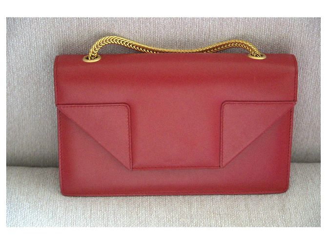 Borsa Betty Saint Laurent Rosso - vista 2