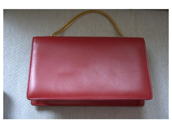 Borsa Betty Saint Laurent Rosso - vista 3
