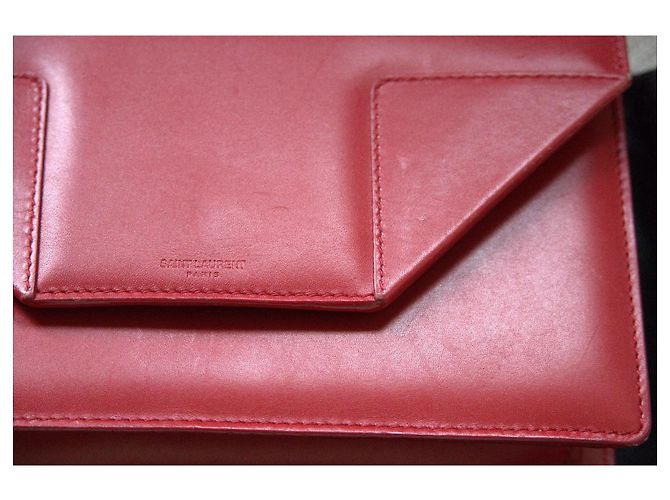 Borsa Betty Saint Laurent Rosso - vista 5