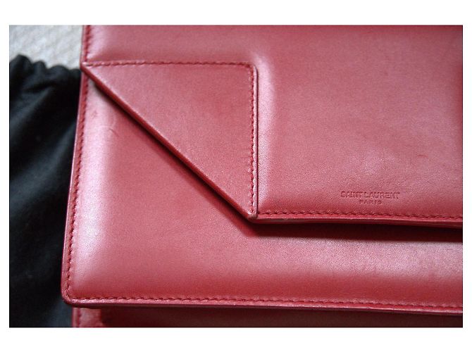 Borsa Betty Saint Laurent Rosso - vista 6