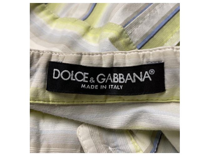 Camisa de algodón a rayas Dolce & Gabbana Multicolor - vista 6