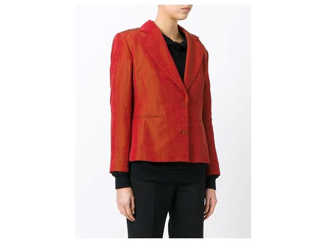 Blazer ajustado rojo Romeo Gigli Roja - vista 4