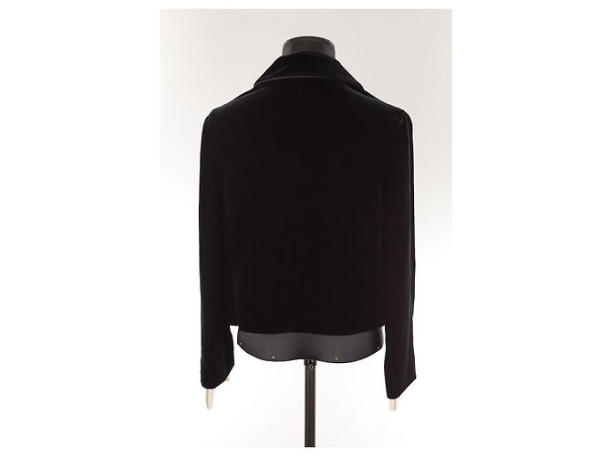 Miu Miu Samtjacke Schwarz - Ansicht 4