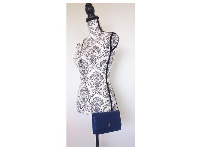 Wallet On Chain Portafoglio con catena blu Chanel Blu scuro - vista 12