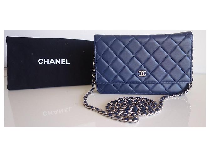 Wallet On Chain Portafoglio con catena blu Chanel Blu scuro - vista 14