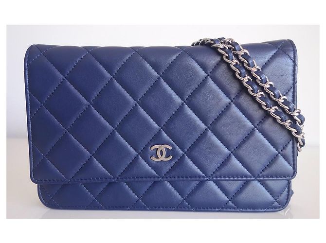 Wallet On Chain Portafoglio con catena blu Chanel Blu scuro - vista 2