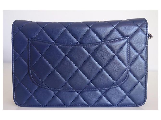 Wallet On Chain Portafoglio con catena blu Chanel Blu scuro - vista 3