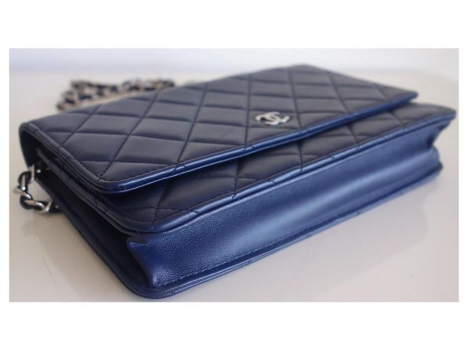 Wallet On Chain Portafoglio con catena blu Chanel Blu scuro - vista 7