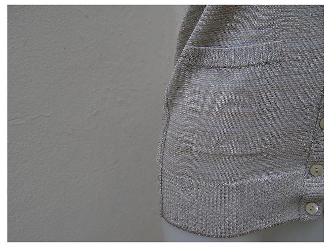Dolce & Gabbana Strickjacke in Silber und Gold Golden - Ansicht 2