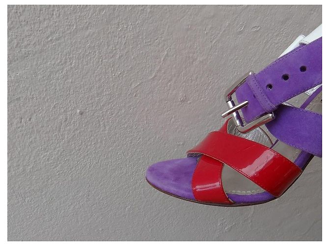 Sandali Dolce & Gabbana in pelle e vernice multicolore 37 - vista 7