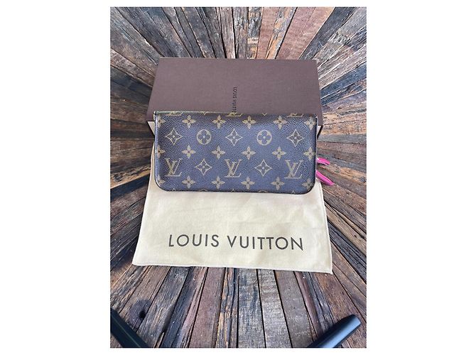 Zippy Louis Vuitton Monogramm/Fuchsia Geldbörse Fuschia - Ansicht 2