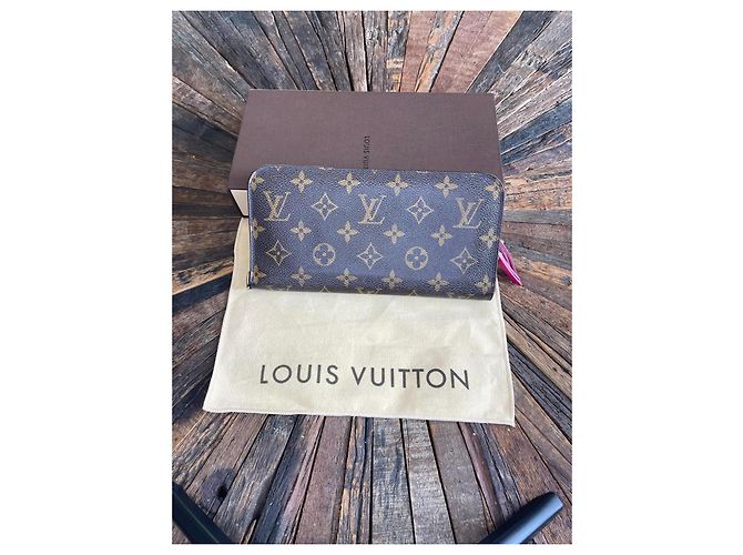 Zippy Louis Vuitton Monogramm/Fuchsia Geldbörse Fuschia - Ansicht 3