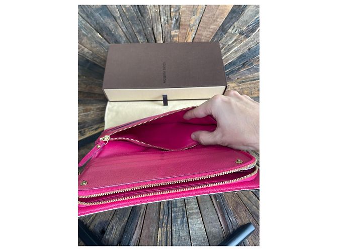 Zippy Louis Vuitton Monogramm/Fuchsia Geldbörse Fuschia - Ansicht 5