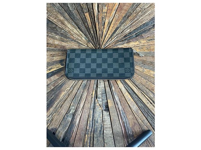 Cartera Zippy Horizontal Louis Vuitton Damier Graphite Monograma - vista 11