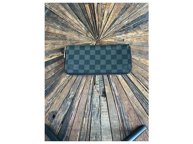 Cartera Zippy Horizontal Louis Vuitton Damier Graphite Monograma - vista 2