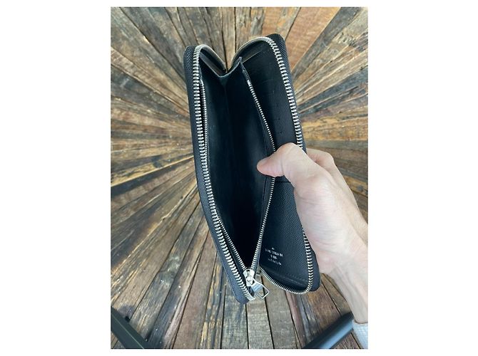Cartera Zippy Horizontal Louis Vuitton Damier Graphite Monograma - vista 8