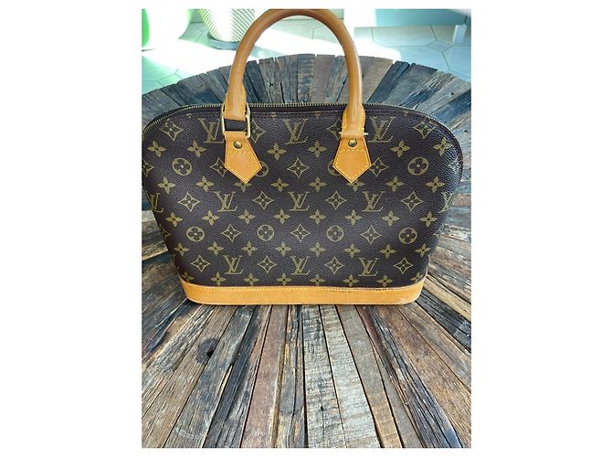 Louis Vuitton Alma PM Vintage Handtasche Monogramm - Ansicht 15