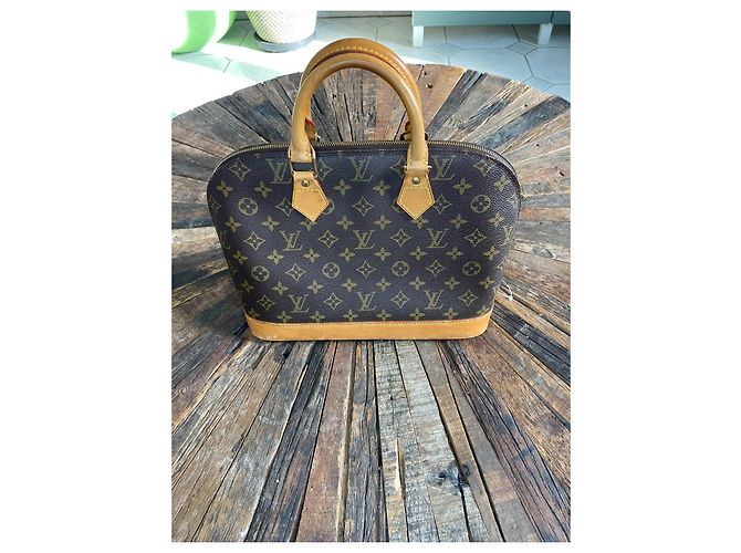 Louis Vuitton Alma PM Vintage Handtasche Monogramm - Ansicht 4